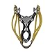 TSEAH Stainless Steel Hunting Slingshot Powerful Triple Force Outdooor Professional Fishing Sling Shot + Bag + 100Pcs 9mm Ammo Balls