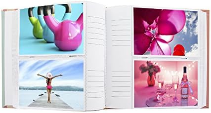 Kenro Candy Series Memo Photo Album, Colourful Stripes Design, for 200 Photos 6x4 Inch/10x15cm, CN101SR, Pastel Stripes - Image 5