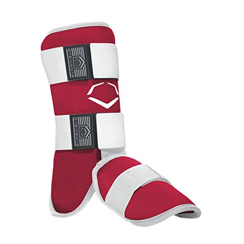 EvoShield Evocharge Batter's Leg Guard, Red