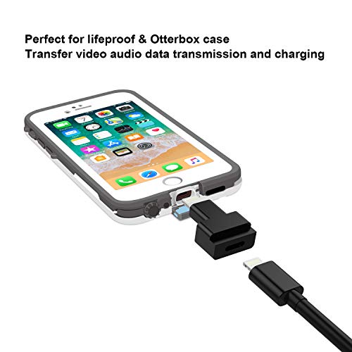 EMATETEK Cable Extension Cord Female to Male Transfer Video Audio Music Data and Power Charge. 2PCS 1Foot Female to Male Extender Cable Connector Cord Made of White or Balck PVC.