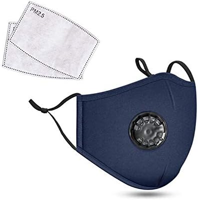 Anewoneson Reusable Dustproof Dust Windproof Foggy Pollution Respirato Washable, Reusable Blue