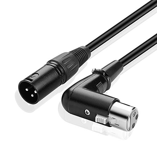 1 m Bubbry Cavo di prolunga per microfono ad angolo retto XLR a 3 pin  femmina a maschio Cavi e connettori urban-earth.co.uk