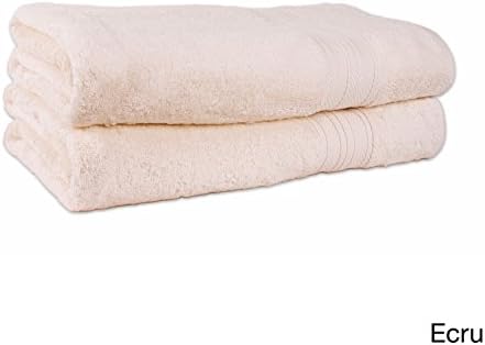 Regal Textiles Ecru Classique 38x68-inch Oversized Bathsheet (set of 2) Ecru