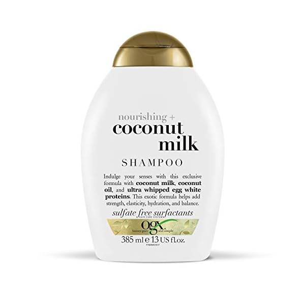 OGX-Coconut-Milk-Sulfate-Free-Shampoo-385-ml OGX Coconut Milk Shampoo,385 ml (Pack of 1)