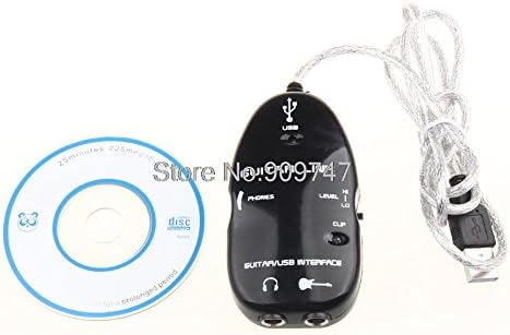 Ascentan(TM) Electric Guitar to Interface USB Audio Link Cable For MAC/PC MP3 Recording XP