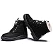 CIOR Fantiny Women's Snow Boots Winter Warm Suede Lace up Snearkers Fashion Flat Platform Shoes,NX01,Black,42