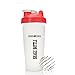 Mix Whip Blend & Shake Clear Classic Colored Screw Top Shaker Bottle Wire Whisk Sport Mixer Smoothie Protein Weight Loss Shakes & Powders Water Bottle