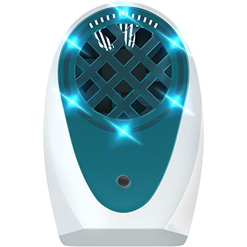 Eliminator Indoor Plug-in Mosquito and Fly Trap, with Bright LED UV Light Attracter and Fan Catcher and Killer/Get Rid of All Flies