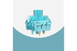 KAILH*Varmilo Customized Keyboard Switch Prestige Series Ask The Crane Delighted Light Red Silent Sound Switch Linear Tactile (Prestige Silent, 90)