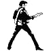 Elvis Presley Guitar Dance - Movie Decal Vinyl Car Wall Laptop Cellphone Sticker