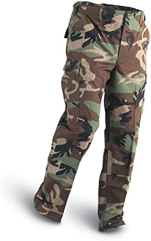 Camo Distributors Military Men's 100% Cotton Rip Stop BDU Cargo Pants, Made in USA