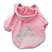 Zehui Pet Dog Cat Sweater Puppy T Shirt Warm Hoodies Coat Clothes Apparel Pink S