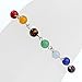 Top Plaza 7 Chakra Jewelry Sets - Healing Balance Energy 7 Chakra Bracelets + Necklace + Earrings(#1)