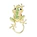 SENFAI 3 Colors Frog Magnetic Clip Holder Magnetic Eyeglass Holder Brooch Jewelry