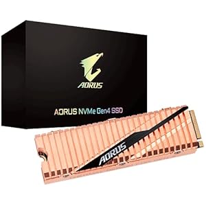 GIGABYTE Gigabyte Aorus NVMe SSD, PCIe 4.0 M.2 Type 2280-500GB