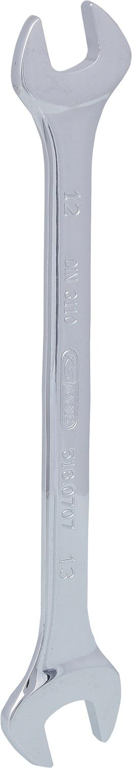 KS Tools 518.0707 12 x 13mm Chrome+ Open End Spanner