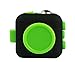 Fun Cube Relieves Stress And Anxiety Fidget Toy for Children and Adults (Black/Green)