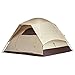 Eureka Tetragon HD, 3-Season Waterproof Family Camping Tent – Lightweight Fiberglass Pole Construction - Java/Cement/Orange