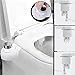 Toilet Attachment,PowerDoF EB5401 Self Cleaning Nozzle Fresh Water Non-Electric Mechanical Bidet Toilet Seat Attachment