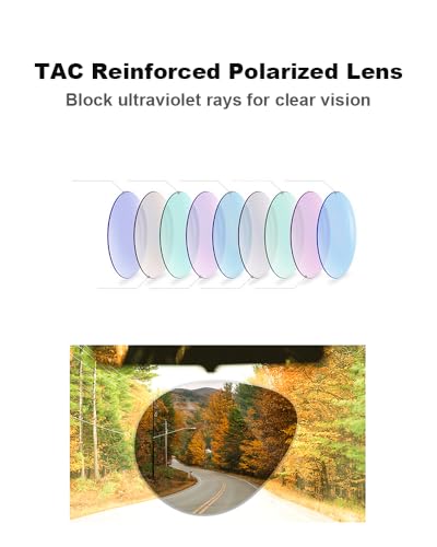 Farrobor About Polarized Sunglasses - UV400 Protection Covers Overlapping Sunglasses for Women and Men