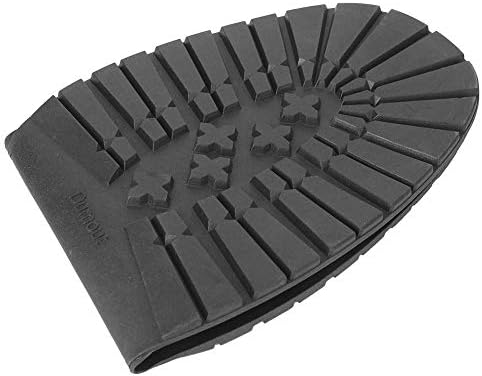 ゴム靴ゴム製ハーフソールとヒール 靴底フルソール修理交換 スポーツシューズ用靴修理革靴 新作送料無料 Black Forefoot