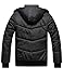 Ubon Mens Thicken Cotton Puffer Jacket Winter Coat Outwear