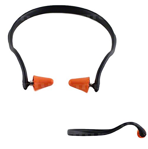 Titus U-Band - Over Ear Reuseable Banded Ear Plugs (25 Decibel, 10 Bands, 100 Replacement Plugs)