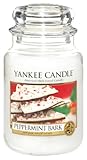 1244743 Yankee Candle Peppermint Bark 22 oz Jar Candle