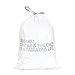 Brabantia PerfectFit Trash Bags (Size H / 13.2-15.8 Gallon) High Quality Thick Plastic Trash Can Liners with Tie Tape Drawstring Handles (10 Bags)
