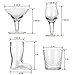 Lily's Home Mini Cocktail Glasses Shot Glasses, Novelty Designs Make this Set the Ideal Gift of Any Bartender (Set of 4)
