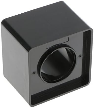 Kcopo Microphone Interview ABS Logo Flag Cube Square Microphone Station Logo Station 4 Sided Shatterproof Black