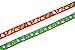 EXPAWLORER Christmas Cat Collar Set - Adjustable Breakaway Cat Collars with Bell & Pendant, 2 Pack