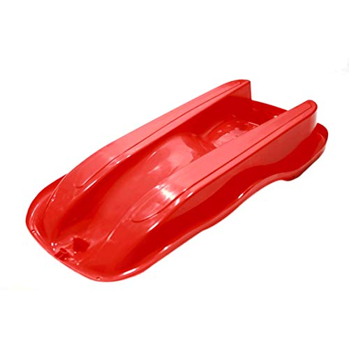 Lamica Outdoor Sports Plastic Skiing Boards Sled Luge Snow Grass Sand Board Ski Pad Snowboard with Rope for Double People