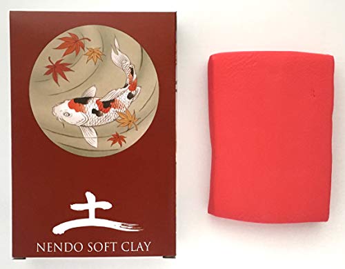 Nendo Soft Clay (RED) Slime Supplies Premium Clay for Slime Butter Slime [Like Daiso, but Denser for a More Satisfying Slime] Mixing Ingredients and Modeling Air Dry Clay for Kids