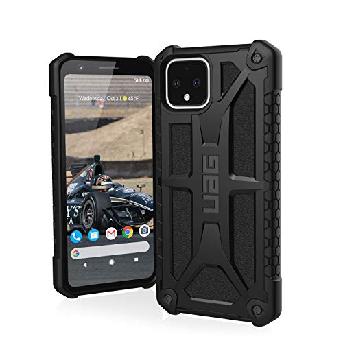 Urban Armor Gear Monarch Hülle Google Pixel 4 (5.7") Schutzhülle (Wireless Charging kompatibles Cover, Sturzfeste Handyhülle, Ultra Slim Bumper, Leder