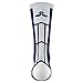 Epivive Velocity Navy Blue & White Football, Basketball, Lacrosse Socks (Medium)