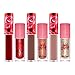 Lime Crime Holiday Limited Edition Spin The Dial Lip Set (Holiday Red and Neutrals). Mini Matte Velvetines and Wet Chery Glosses (Set of 6)