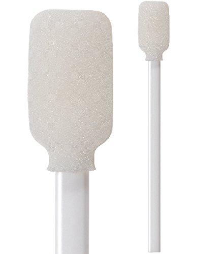 (Bag of 50 swabs) 71-4576: 4.06â€ rectangular foam mitt swab on an extruded handle