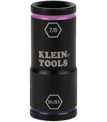 たーくん Amazon.com: Klein Tools Impact Driver 7-in-1 Flip Socket Set
