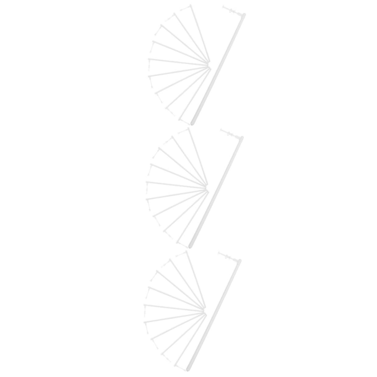 BESPORTBLE 30 pcs Windmill Making Rods Replacement Pinwheel Rods for Garden Windmills Crafting Supplies for Windmill Projects Pvc Sticks for Outdoor Fun