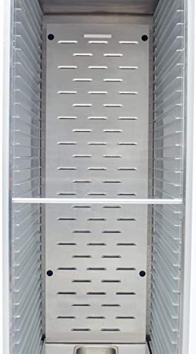Chef's Exclusive CE801 Heater Proofer Holding Cabinet Insulated Clear Door 1500 Watts Commercial Full Size Holds (35) 18in x 26in Sheet Pans Forced Air With Casters For Mobile Use, 22.8in Wide