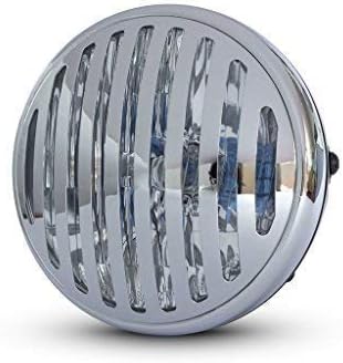 faro con rejilla café racer