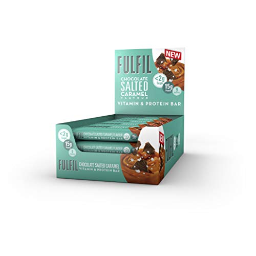 FULFIL Chocolate Salted Caramel Vitamin & Protein Bar 15x40g High