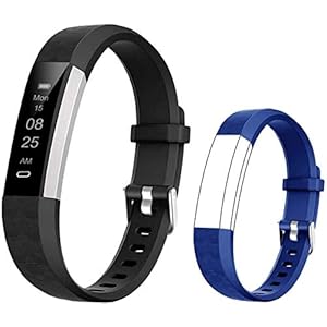 BIGGERFIVE Fitness Tracker Horloge voor kinderen jongens meisjes tieners, stappenteller, activiteitentracker…
