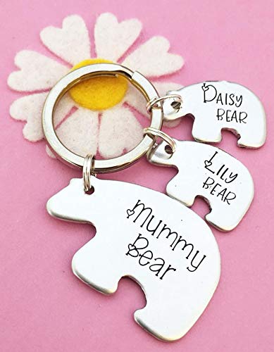mummy bear keyring