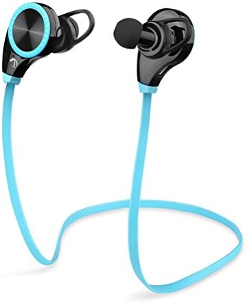 VIYAO Wireless Bluetooth Sport Headphone with/Mic for Running Stereo Earbuds Headset Earphones for Apple Watch iPhone 6s 6 Plus 5s Samsung Galaxy S7 S6 S5 HTC Android Smart Phones-Blue