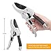 IILIUXE Pruning Shears,Premium Garden Shears with SK-5 Sharp Rust Proof Steel Blade,Great Cutting Power Than Conventional Garden Tree Clippers