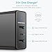 USB C Charger, CHOE Foldable (3A USB-C Port + 2x2.4A USB Port) Type C Wall Charger for Google Pixel/Pixel XL/iPhone 8/iPhone 8 Plus/iPhone X/iPad Pro/HTC 10/Nexus 6P/5X/Lumia 950 and More