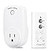 Magicfly Remote Control Electrical Outlet Switch for Household Appliances, White (1 Outlet, 1 Remote)