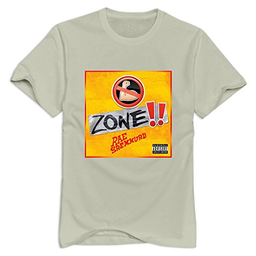 Vansty Rae Sremmurd Zone Short Sleeves T-shirt For Men Natural Size M